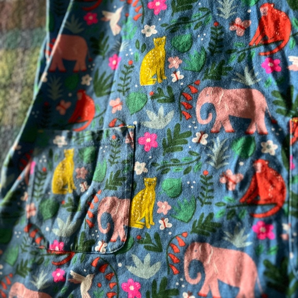 Mini Boden Girls Colourful Pocket Summer Tunic Dress Indian Garden (size 11-12) - Picture 5 of 8